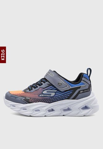 Tenis Lifestyle SKECHERS S-Lights: Vortex 3.0 Gris Skechers