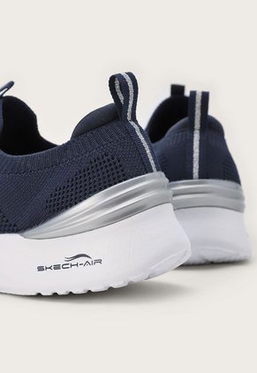 Tenis Training Azul Navy-Blanco-Plateado Skechers Skech-Air Dynamight