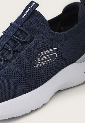 Tenis Training Azul Navy-Blanco-Plateado Skechers Skech-Air Dynamight