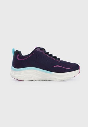 Tenis Training Violeta-Blanco-Celeste Skechers D'Lux Fitness