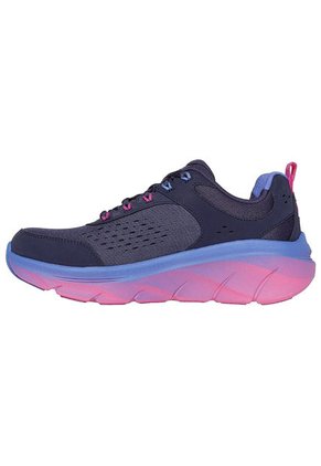Tenis Mujer Skechers Prmt D'lux Wal -Azul- Morado