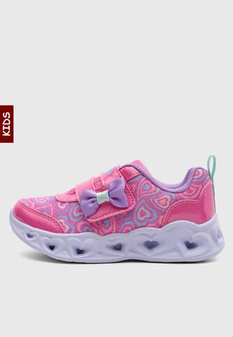 Tenis Lifestyle SKECHERS Heart Lights Rosa Skechers