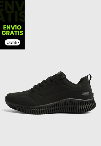 Tenis Lifestyle SKECHERS Bobs Geo Lite Lace Up Negro