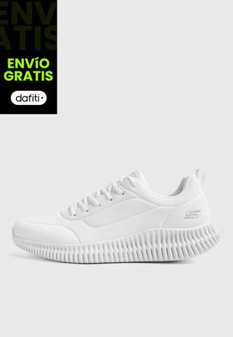 Tenis Lifestyle SKECHERS Bobs Geo Lite Lace Up Blanco Skechers