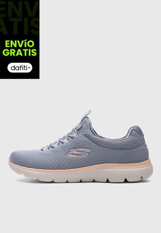 Tenis Lifestyle SKECHERS Summits - Summer Blush Azul Skechers