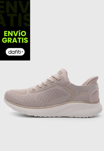 Tenis Lifestyle SKECHERS BOBS Squad Chaos - Current Muse Taupe Skechers