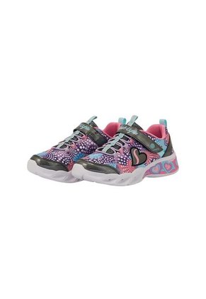 Tenis Skechers Wrapped Midsole - Negro Multicolor Para Niños