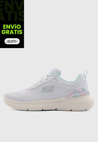 Tenis Lifestyle SKECHERS Engineered Mesh Lace Up Lila Claro Skechers