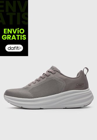 Tenis Lifestyle SKECHERS Bobs Sport Skillz Taupe Skechers