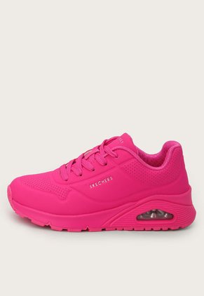 Tenis Lifestyle Magenta Neón Skechers Kids Uno Gen 1
