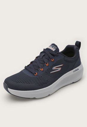 Tenis Running Azul Navy-Naranja-Blanco Skechers Go Run Elevate-Porous