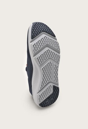 Tenis Running Azul Navy-Naranja-Blanco Skechers Go Run Elevate-Porous