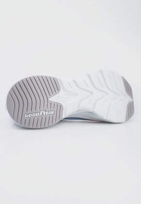 Tenis Training Blanco-Azul-Salmón Skechers Arch Fit Glide