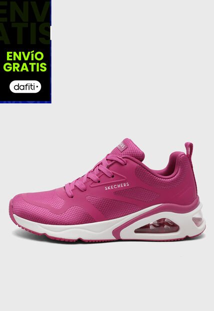 Tenis SKECHERS Tres-Air Uno - Revolution-Airy Fucsia