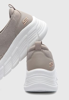Tenis SKECHERS Bobs B Flex Hi Beige