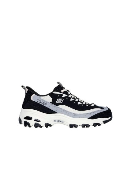 Tenis Mujer Skechers D'Lites Smooth Nostalgia - Negro