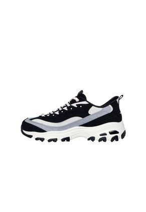 Tenis Mujer Skechers D'Lites Smooth Nostalgia - Negro