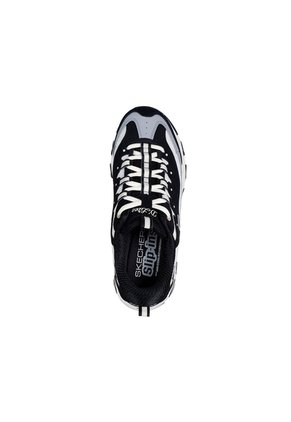 Tenis Mujer Skechers D'Lites Smooth Nostalgia - Negro