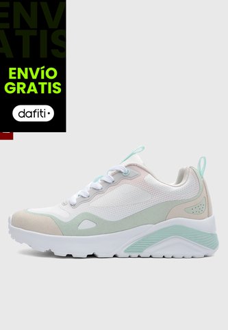 Tenis Lifestyle SKECHERS Uno Lite - Colour Pops Blanco Skechers