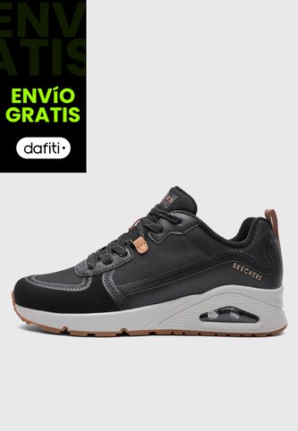 Tenis SKECHERS Uno Layover Negro Skechers