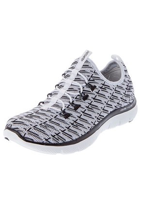 Running Blanco-Negro Skechers Flex Appeal 2.0 Insights