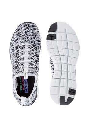 Running Blanco-Negro Skechers Flex Appeal 2.0 Insights