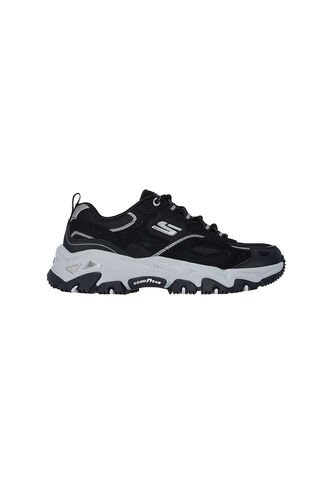 Tenis Mujer Skechers D Lites Hiker Negro-Gris Skechers