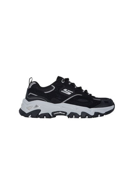 Tenis Mujer Skechers D Lites Hiker Negro-Gris