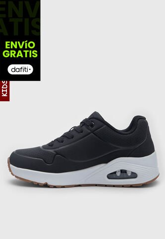 Tenis SKECHERS Street Uno - Stand on Air Negro Skechers