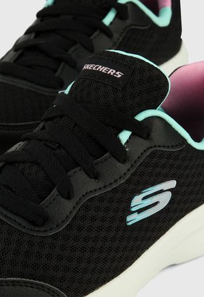 Tenis Training Negro-Aguamarina-Rosa Skechers Dynamight 2.0