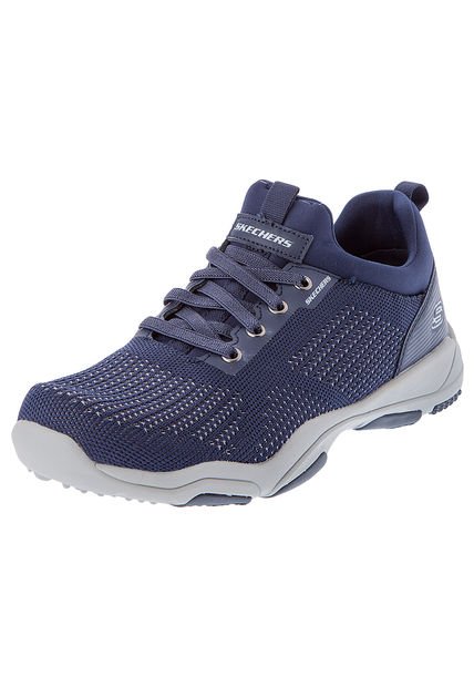 Running Azul Navy Skechers Larson Norven