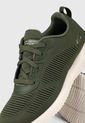 Tenis Training Verde-Blanco Skechers Bobs Squad de Skechers