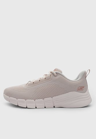 Tenis Lifestyle Skechers Bobs Flex 2.0 Beige Skechers