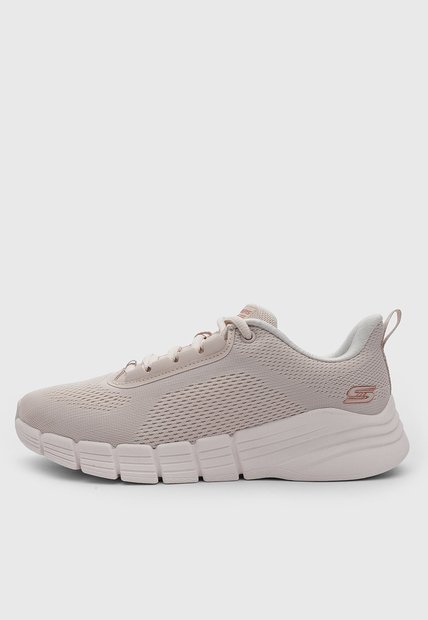 Tenis Lifestyle Skechers Bobs Flex 2.0 Beige