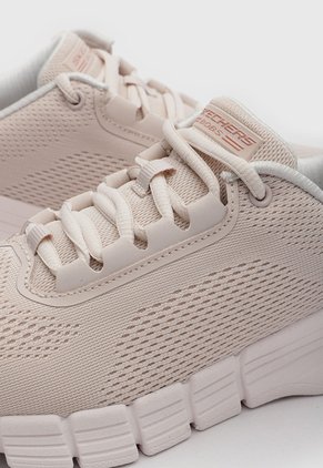 Tenis Lifestyle Skechers Bobs Flex 2.0 Beige