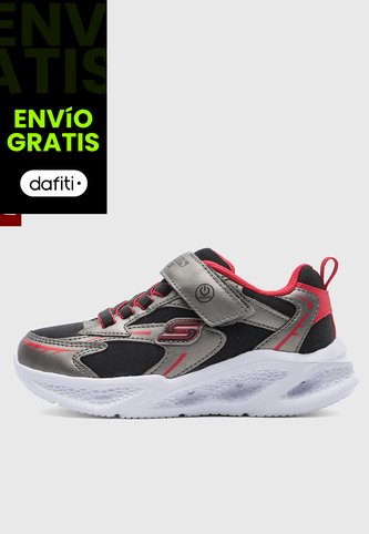 Tenis Lifestyle SKECHERS Meteor Lights - Glow Strider Negro Skechers