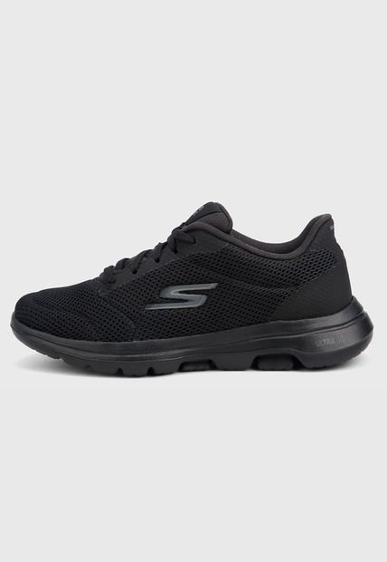 Tenis Training Negro Skechers Go Walk 5 - Lucky