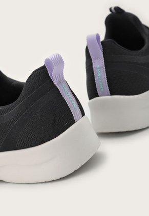 Tenis Training Negro-Blanco-Lila Skechers Dynamight 2.0