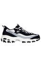 Tenis Mujer Skechers D'Lites Smooth Nostalgia - Negro de Skechers