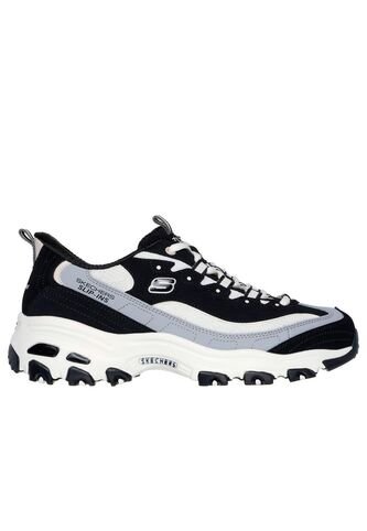Tenis Mujer Skechers D'Lites Smooth Nostalgia - Negro Skechers