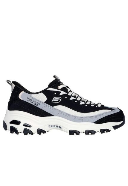 Tenis Mujer Skechers D'Lites Smooth Nostalgia - Negro