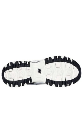 Tenis Mujer Skechers D'Lites Smooth Nostalgia - Negro