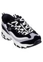 Tenis Mujer Skechers D'Lites Smooth Nostalgia - Negro de Skechers