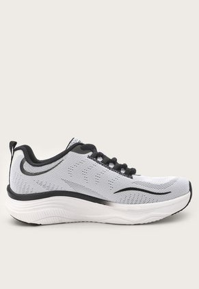 Tenis Training Blanco-Negro Skechers Relaxed Fit-D'Lux Fitness