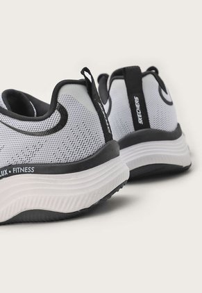 Tenis Training Blanco-Negro Skechers Relaxed Fit-D'Lux Fitness
