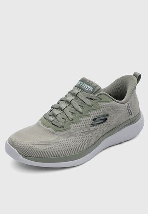 Tenis SKECHERS Slip-ins Bounder 2.0 Verde