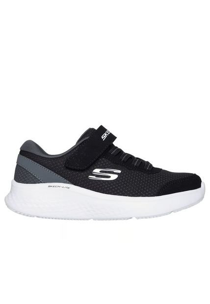 Tenis Skechers Lightweight Niños Color Negro