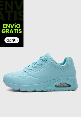 Tenis Lifestyle SKECHERS Uno - Stand On Air Celeste Skechers