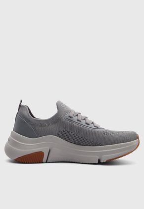 Tenis SKECHERS Bobs Sparrow Flex Gris
