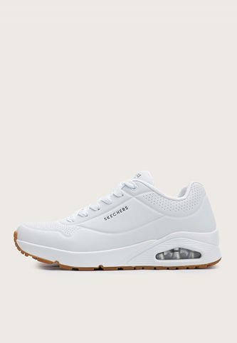 Tenis Lifestyle Blanco-Miel Skechers Uno - Stand On Air Skechers